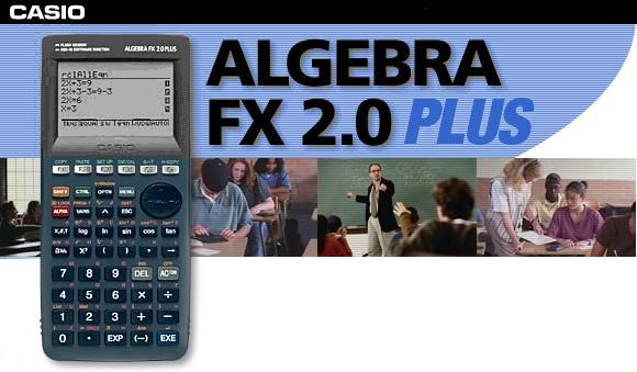 ALGEBRA FX-2.0 Plus CASIO grafi�ni in tehni�ni kalkulator