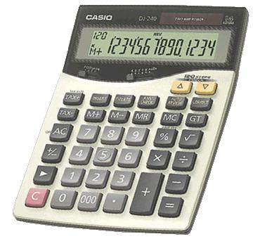 CASIO kalkulator DJ-240
