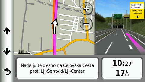 Garmin gps cestna navigacija Dezl 550