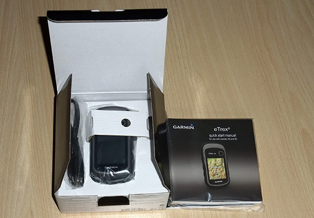 Garmin GPS navigator ETREX 30 pakiiranje