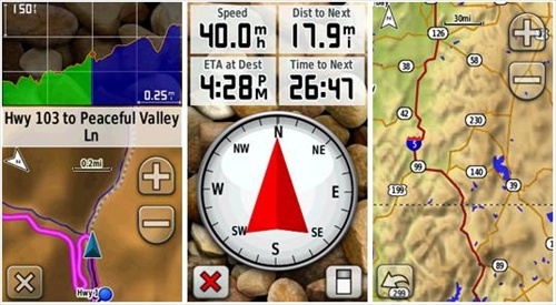Oregon 450 zaslon Garmin gps pohodna navigacija