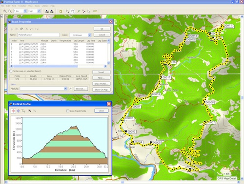 Topografska karta Slovenije, Hrva�ke in Bosne. Merilo 1:25000