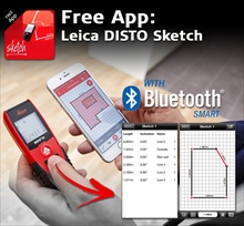 Aplikacija za laserske metre DISTO D1 prenos LEICA