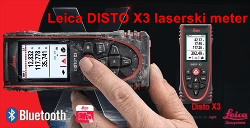 Laserski meter LEICA DISTO X3
