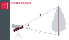 Leica DISTO X3 - Height tracking function