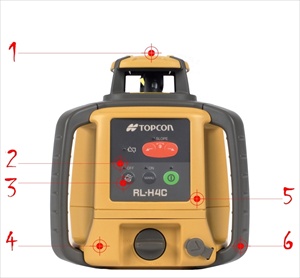 Laserski rotacijski nivelir TOPCON RL-H4C predstavitev