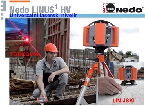 Univerzalni laserski nivelir Nedo LINUS TM