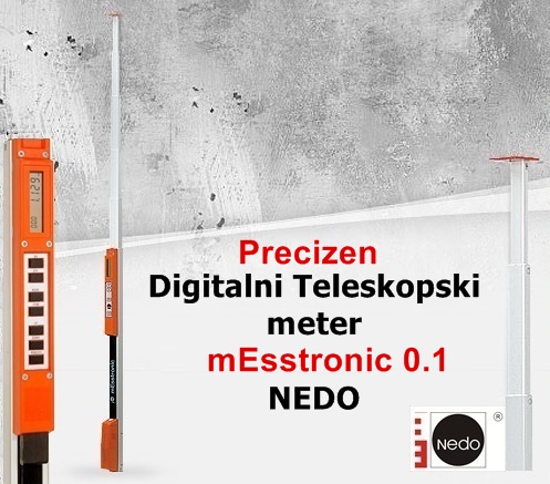 Elektronski teleskopski meter mEsstronic 1.0 NEDO