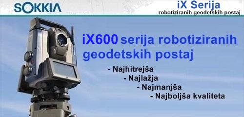 SOKKIA robotska geodetska postaja iX600