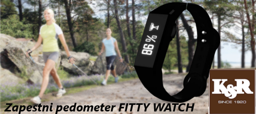 Fitty Watch zapestni pedometer