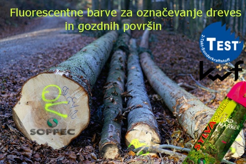 Barve za označevanje gozdov  lesa