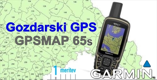 Gozdarski GPS MAP65s gozd