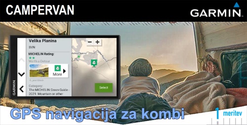 VamperVAN GARMIN navigacija za kombi GPS