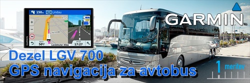 GARMIN GPS Dezl LGV700 navigacija za avtobus