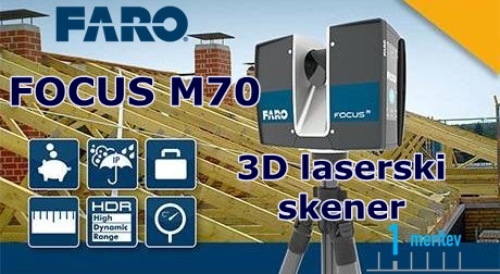 FARO 3D laserski skener FOCUS M70