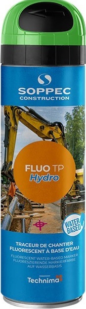Markirni sprej SOPPEC HYDRO TP zelena barva za ozna�evanje na terenu