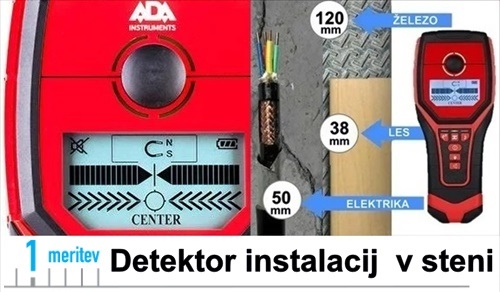Detektor instalacij pod ometom ADA 120 PROF
