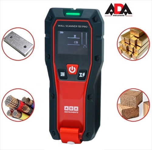 ADA WS120 PRO detektor podumenih instalacij v steni