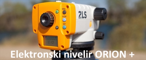 Elektronski digitalni nivelir 2LS Orion+