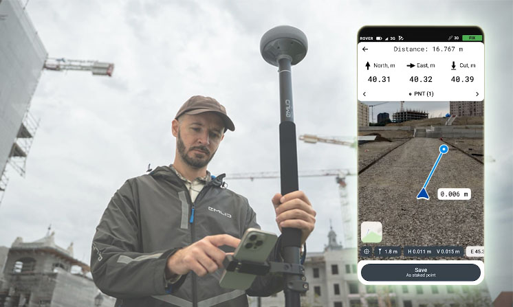 Emlid RS4 PRO VR geodetski GPS GNSS