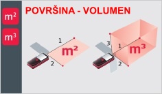 lasermeter ADA COSMO- merjenje povrine in prostornine