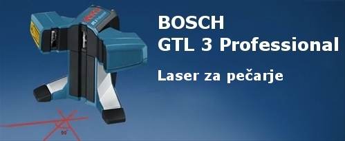 BOSCH GTL3 Professional laser za pearje za polaganje keramike