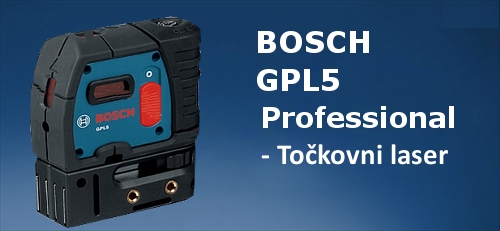 BOSCH PL 5 Professional tokovni laser za notranje povrine
