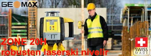 Gradbeni laser nivelir GeoMAX ZONE 20H