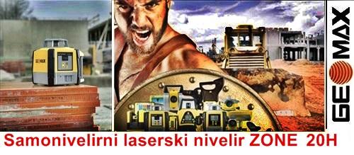 Avtomatski laserski nivelir GEOMAX Zone 20H