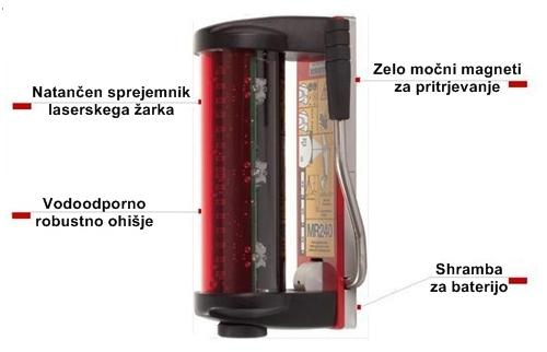 Sprejemnik Laserskega arka MR240 GEOMAX za gradbene stroje