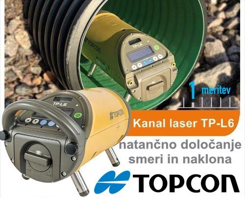 cevnii laserski nivelir TOPCON TP-L6 kanallaser