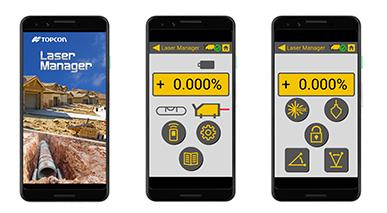 TOPCON app za telefon kanallaser TP-L6 cevni laser