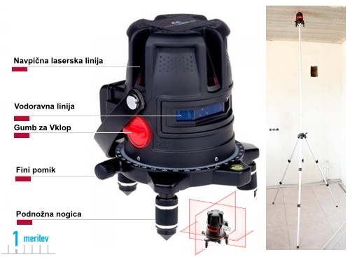 ADA PROIner V4 linijski laserski njivelir črtni