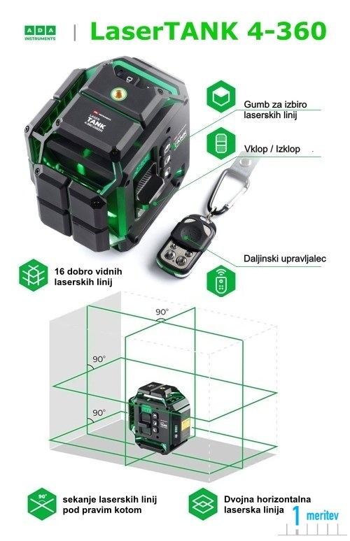 ADA laserTANK linijski laser Opis