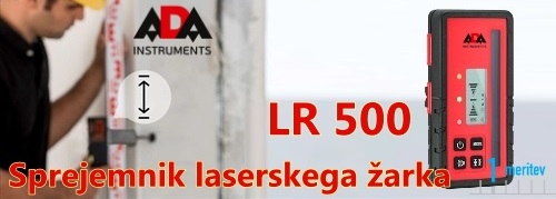 Sprejemnik laserski zarekADA LR500 lasernivelir detektor