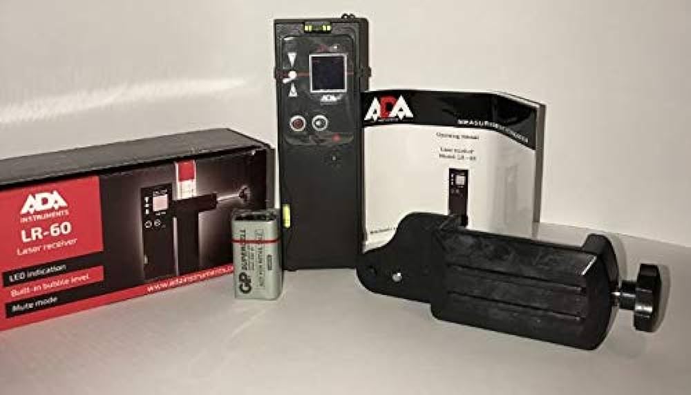 Sprejemnik resiver ADA LR60 laserskega zarka pakiranje