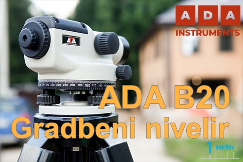 Optini gradbeni nivelir ADA B20