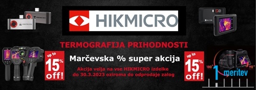 AKCIJA TERMOVIZIJSKE kamere HIKMICRO