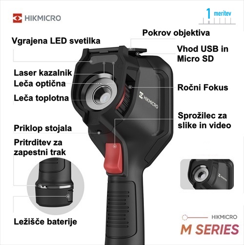 HIKMICRO termovizijska kamera M30 opis