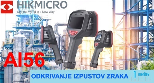 Ultrazvona akustina kamera hikmicro ai56