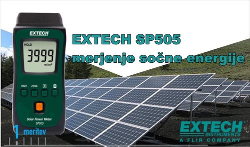 EXTECH SP505 merilnik soncne obsevanosti