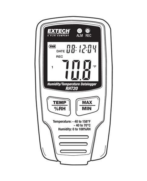 Merilec temperature in vlage EXTECH RHT20