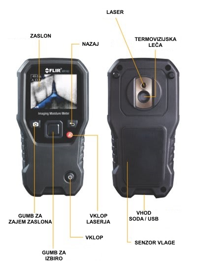 FLIR MR160 merilnik vlage termovizija