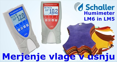 Merilnik vlage in temperature v usnju HUMIMETER