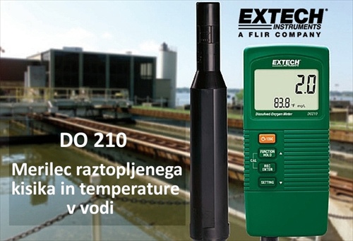 EXTECH DO210 merilec raztopljenega kisika v vodi