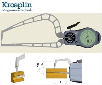 Merilna ura K4R40 KROEPLIN dolgi kraki za merjenje debelina materiala