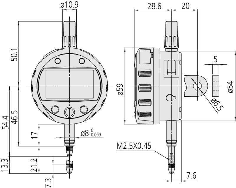 Merilna ura 543-310B Mitutoyo